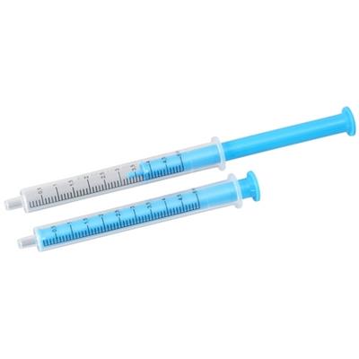Blue Spruyt Hillen Doseerspuit 5ml, 50-pack of packaging syringes, used for precise liquid measurement and packaging.