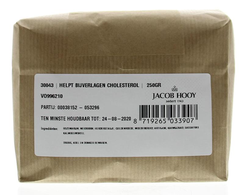 Jacob Hooy Helpt bij verlaging cholesterol 250.00 Gram