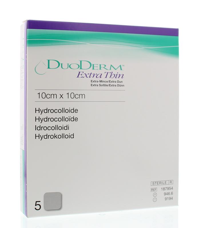 Duoderm Extra thin 10 x 10cm 5.00 Stuks