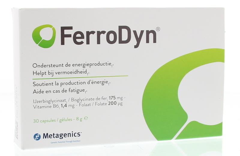 Metagenics Ferrodyn 30 Capsules