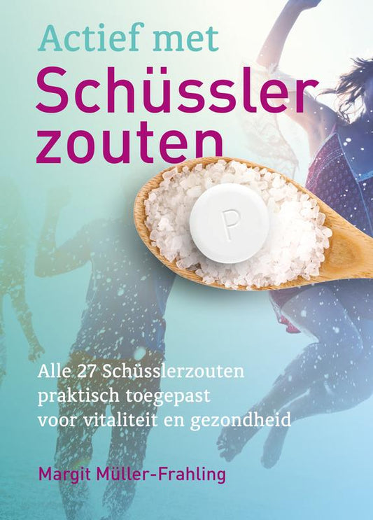 Pflüger Actief met Schusslerzouten boek by Pflüger, showing the cover with title and author, in a clear, detailed image.