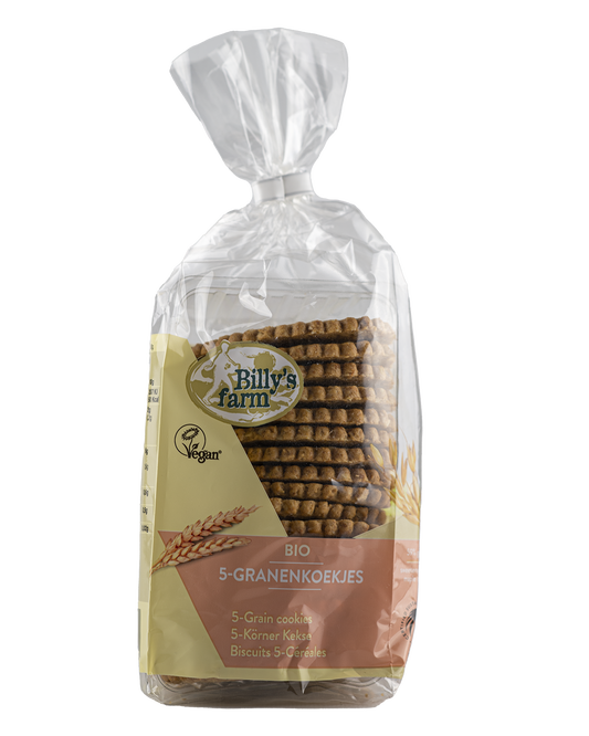 Billy's Farm Granenkoekjes 5 granen bio 175.00 Gram