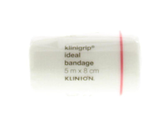 Klinion Klinigrip windsel 5m x 8cm, sterile medical wound dressing, single pack, ideal for wound care and protection.
