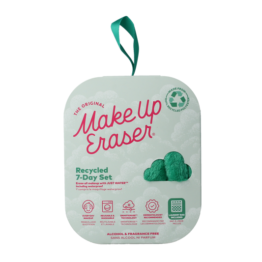 Make Up Eraser 7 Day set green recycled 7.00 Stuks