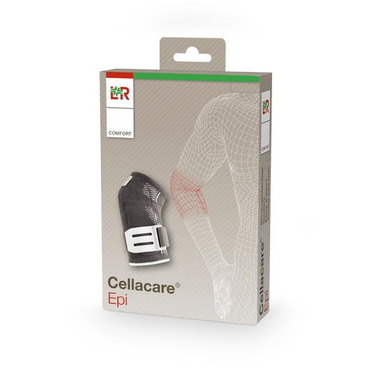 Cellacare Epi Comfort elbow bandage size 6, a supportive medical bandage for elbow injuries, shown in the image.