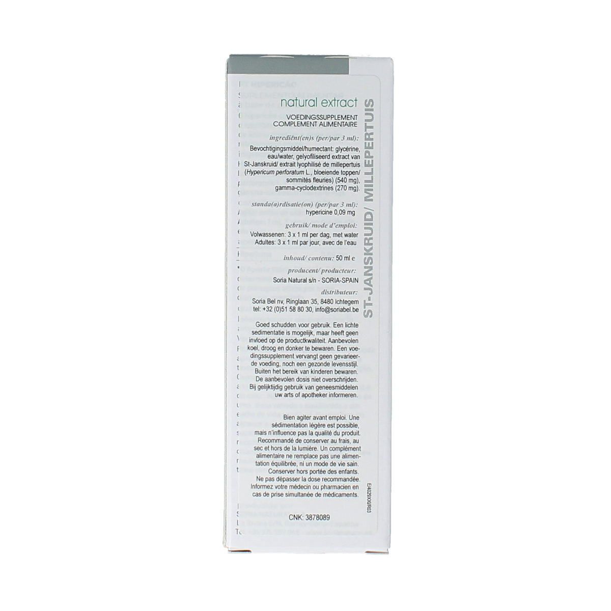 Soria Natural Hypericum perforatum extract 50.00 Milliliter