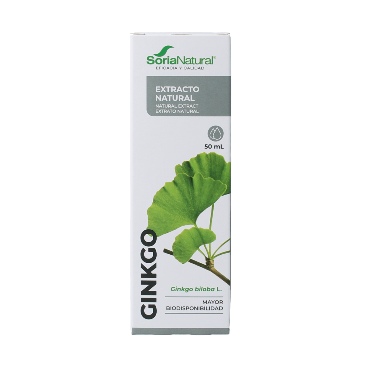 Soria Natural Ginkgo biloba extract 50.00 Milliliter