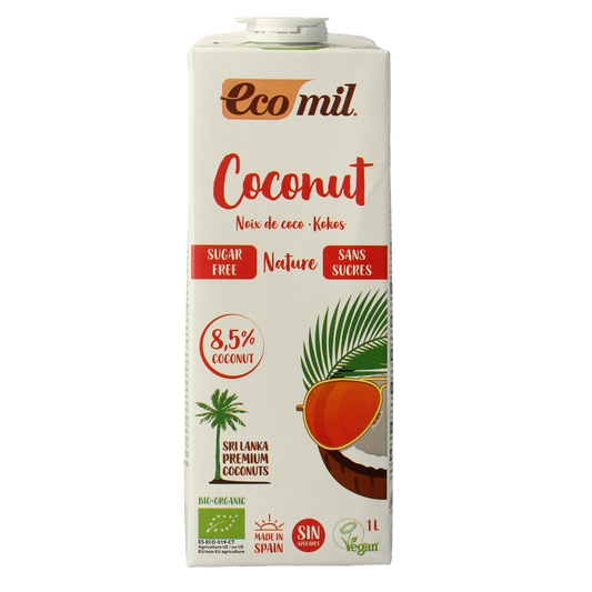 Ecomil Kokosmelk naturel bio 1.00 Liter