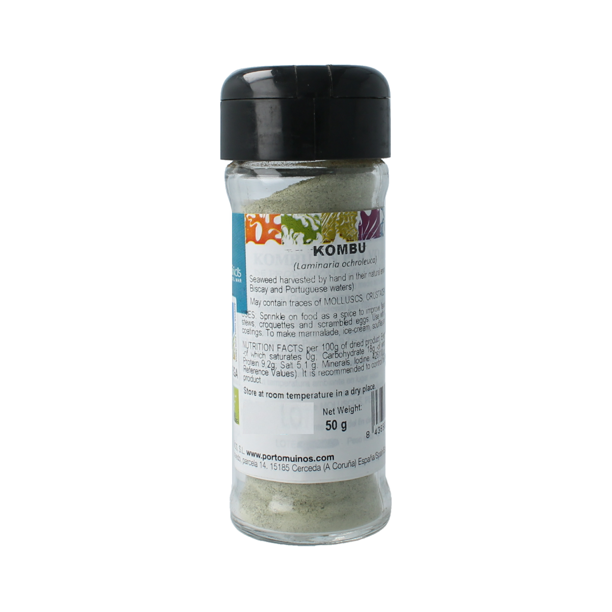 Porto-Muinos Kombu poeder bio 50.00 Gram