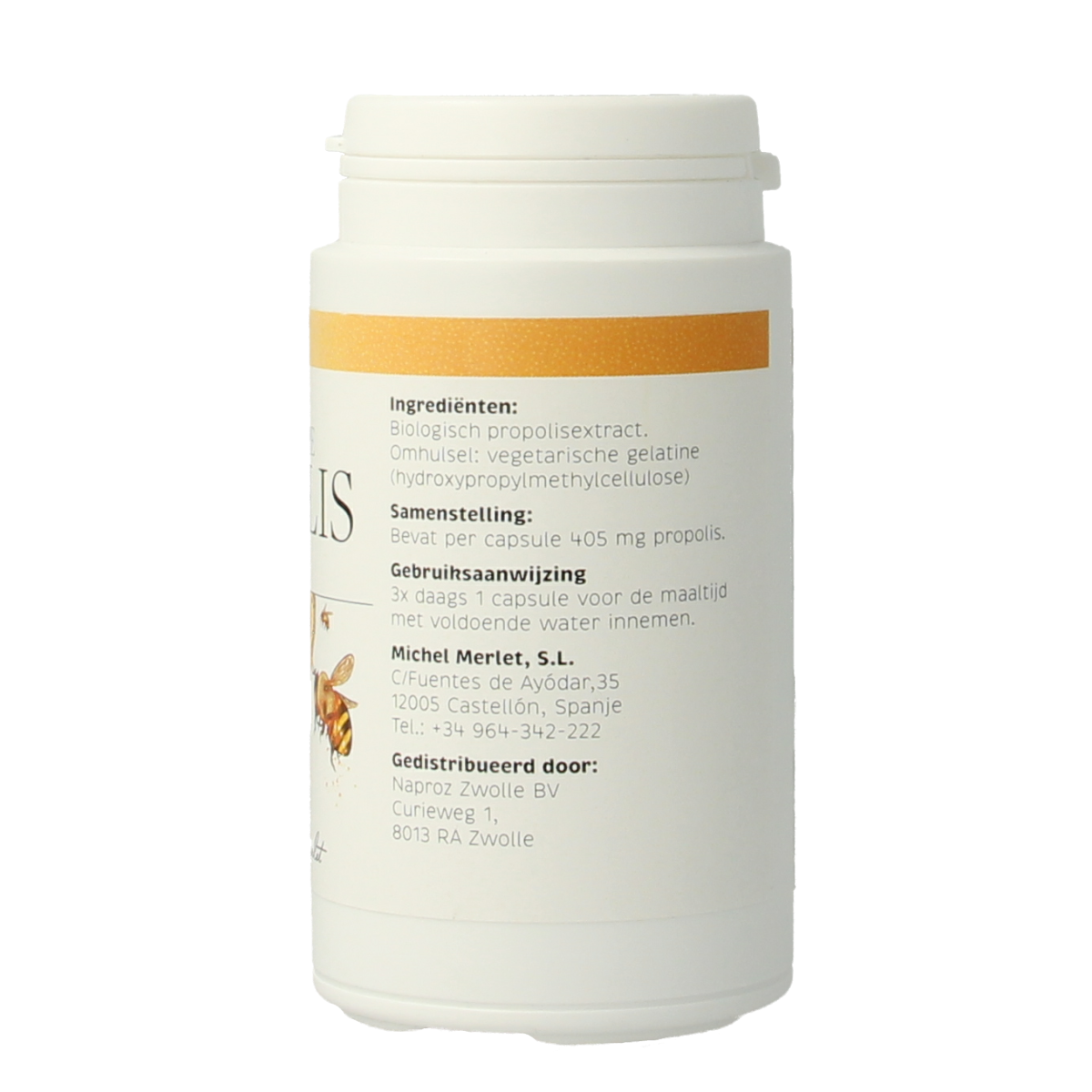 Michel Merlet Propolis capsules bio  90.00 Capsules