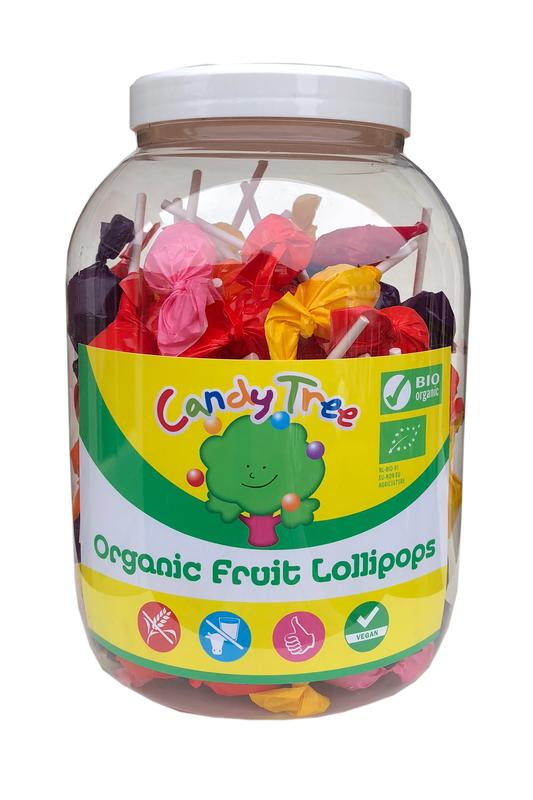 Candy Tree Knotsen mix pot with colorful assorted snoepgoed candies, 84 pieces in a vibrant display.