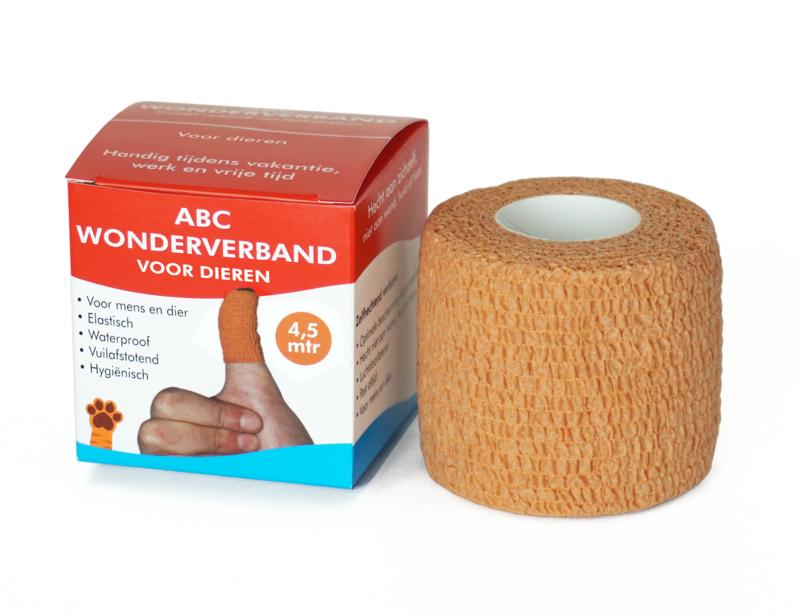 ABC Wonderverband Wonderverband bruin dieren 1 Stuks