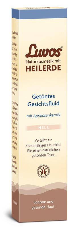 Luvos Dagcreme gekleurd licht, 50ml gezichtsverzorging cream with light tint in a jar, for daily facial skincare.