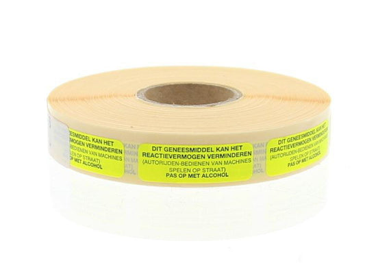 Spruyt Hillen Sticker geneesmiddel reactie 1000.00 Stuks