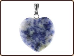 Ruben Robijn Hanger hart 20mm sodaliet 1 Stuks