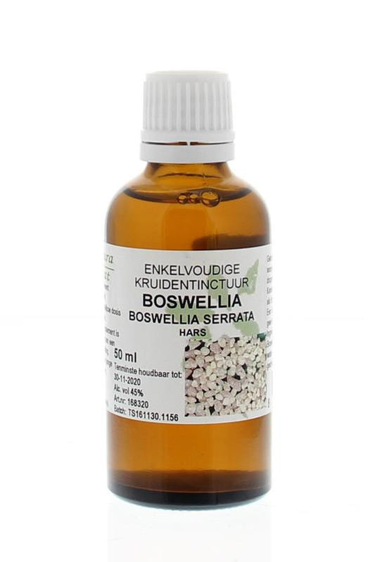 Cruydhof Boswellia serrata tincture in a 50ml bottle, herbal supplement with Boswellia for natural health support.