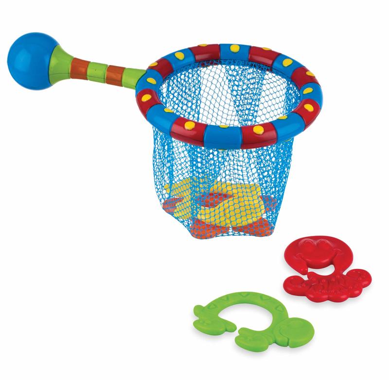 Nuby Badspeeltje net met 4 speeltjes 1 Set