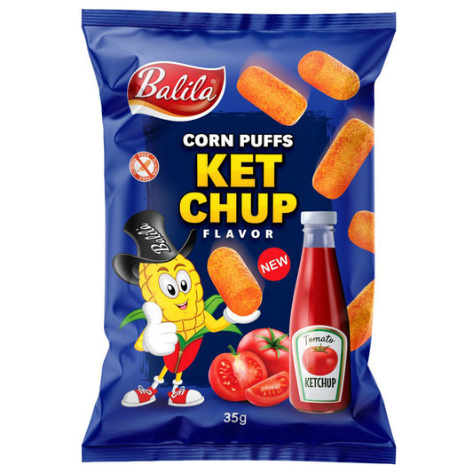 Balila Corn puffs ketchup glutenvrij 35.00 Gram
