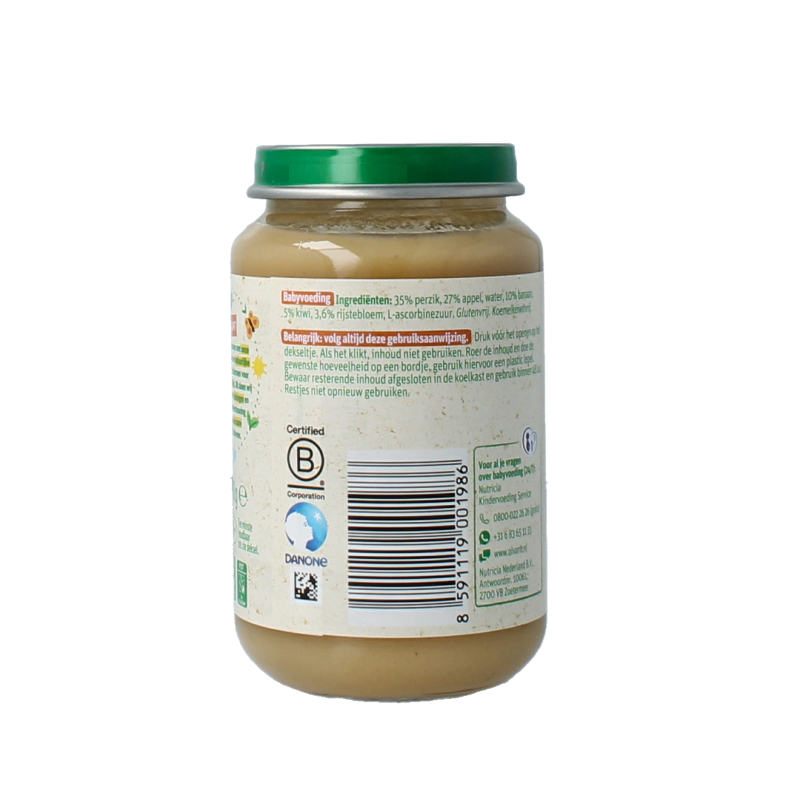 Olvarit Perzik banaan kiwi 6M53 200 Gram