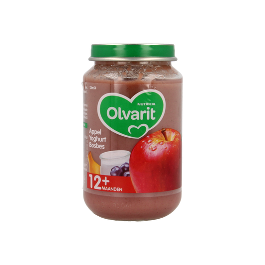 Olvarit Appel yoghurt bosbes 12M54 200.00 Gram