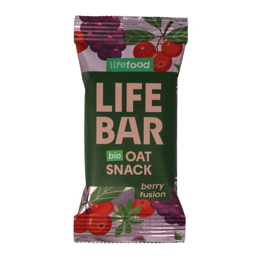 Lifefood Lifebar oatsnack berry fusion bio 40.00 Gram