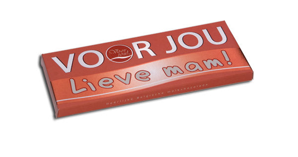 Voor Jou! Op=Op Wensreep melkchocolade lieve mam 70.00 Gram