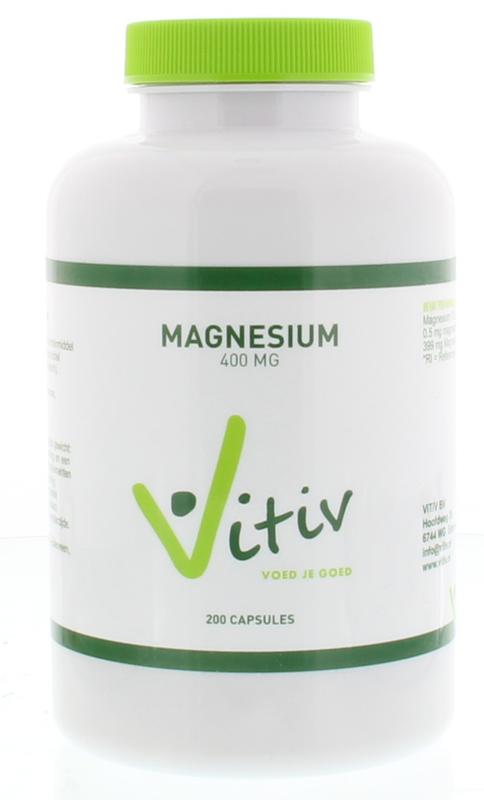 Vitiv Magnesium 400mg 200 Capsules