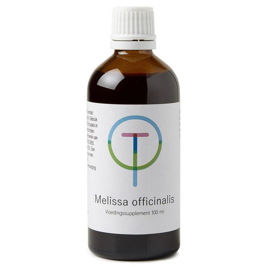 Therapeutenwinkel Melissa officinalis herbal tincture in a 100ml bottle, used in herbal preparations and natural remedies.