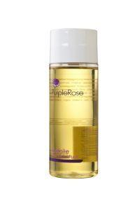 Volatile Purple Rose huidolie body oil in 200ml bottle, moisturizing skincare product with purple rose scent.