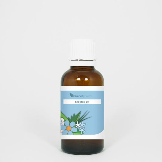 Balancepharma EDT010 Koolhydraat Endotox herbal supplement in 30ml bottle, natural herbal preparation for health support.