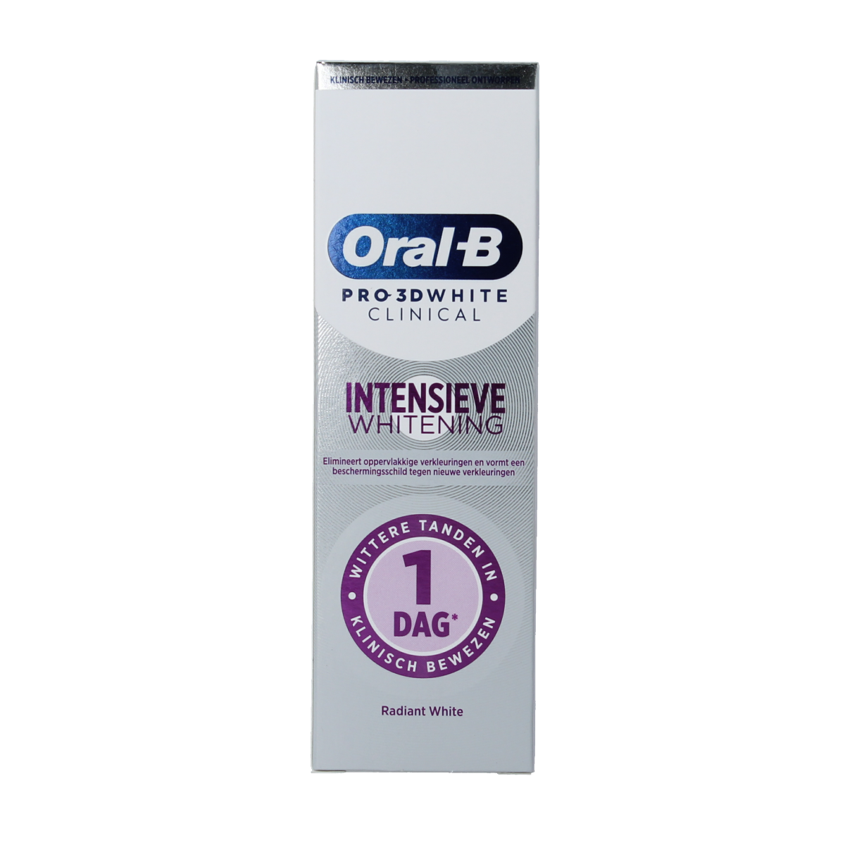 Oral B Tandpasta 3D white clinical radiant 75.00 Milliliter
