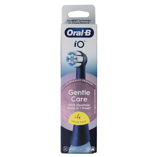 Oral B Opzetborstel IO gentle care zwart 4 Stuks