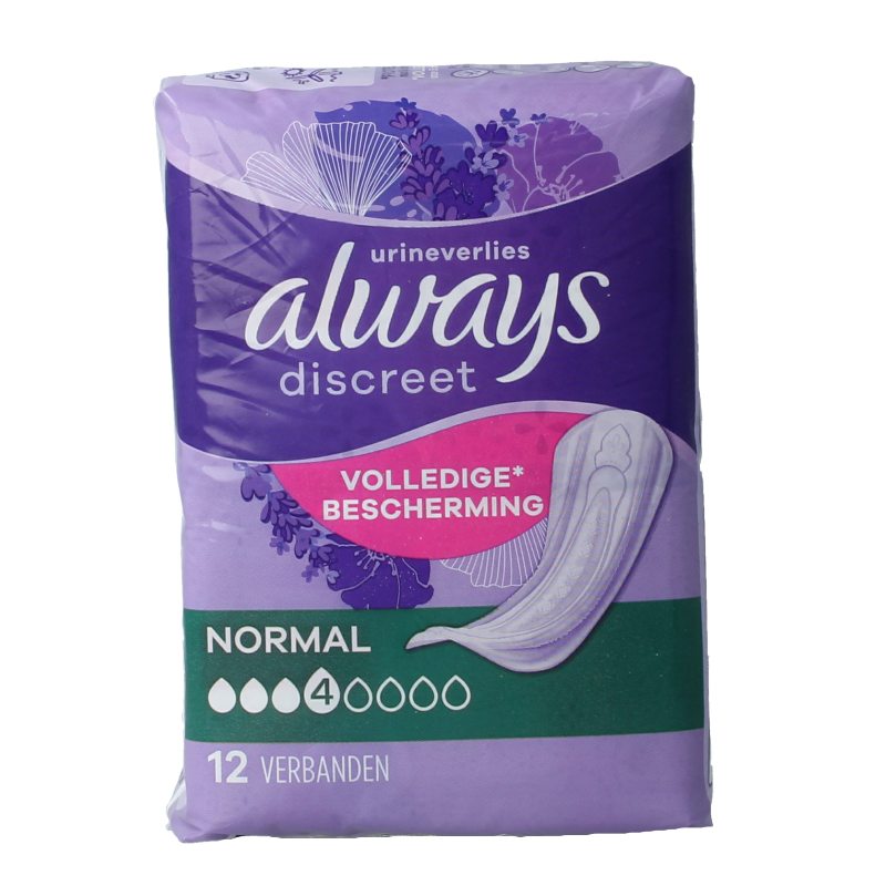 Always Discreet verband normaal 12 Stuks