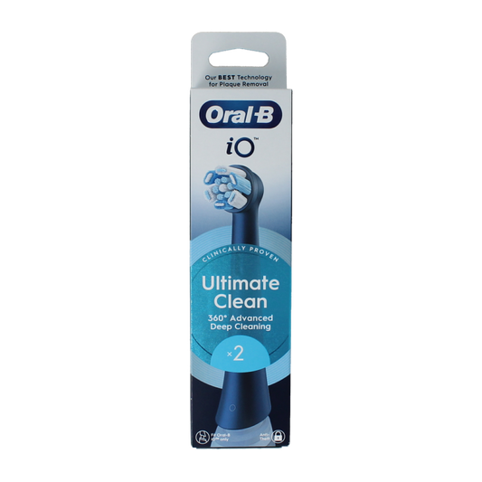 Oral B Opzetborstels ultimate clean black 2 Stuks
