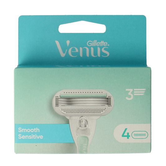 Gillette Venus smooth sensitive blades 4.00 Stuks