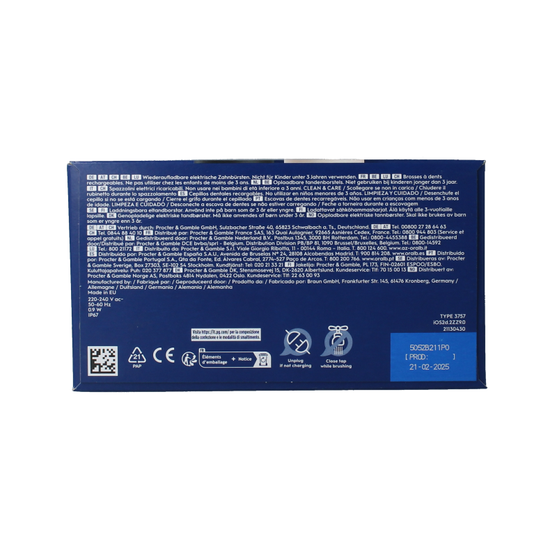 Oral B Elektrische tandenborstels IO2 duo black/pink 2 Stuks