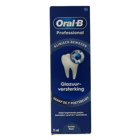 Oral B Tandpasta professional enamel strength clean mint 75 Milliliter