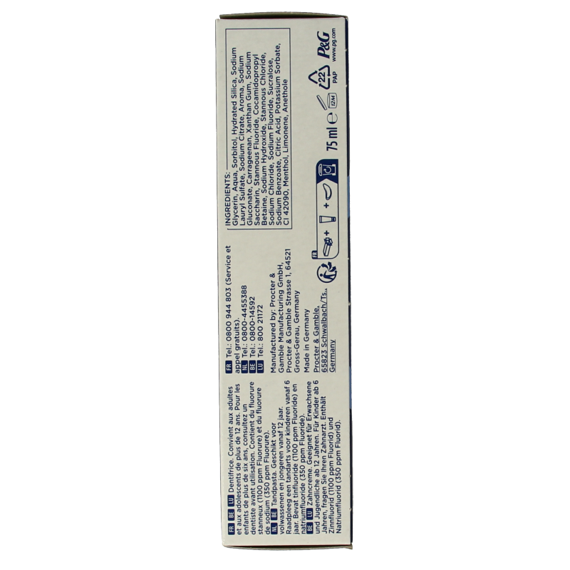 Oral B Tandpasta professional enamel strength clean mint 75 Milliliter