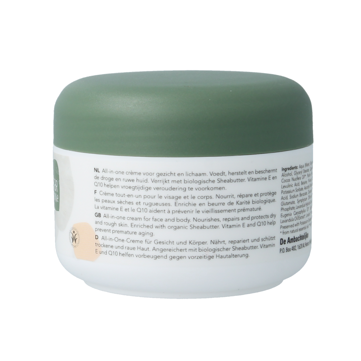 Harmonie Skinwonder Face & Body Cream 110ml jar, creamy moisturizer with nourishing ingredients for skin hydration.