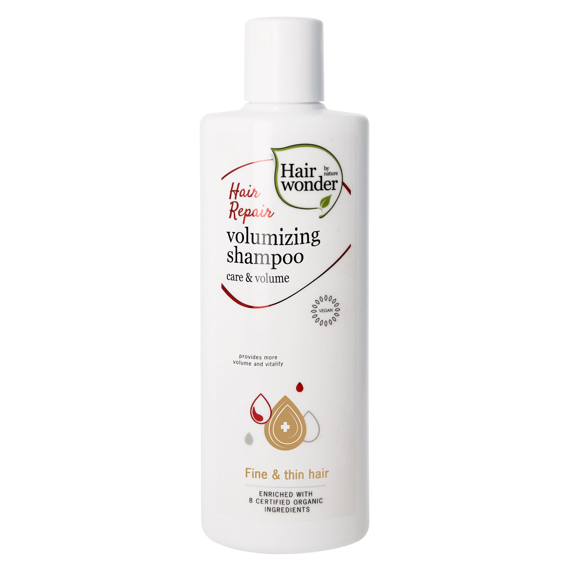 Hairwonder Hair repair shampoo volumizing 200 Milliliter