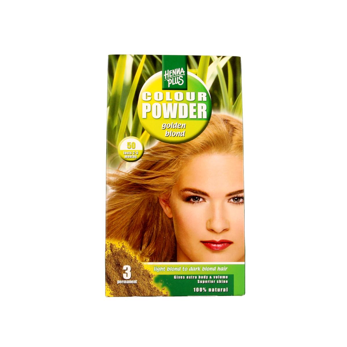 Henna Plus Colour powder 50 golden blond 100.00 Gram
