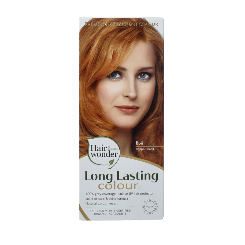 Henna Plus Long lasting colour 8.4 copper blond 100 Milliliter