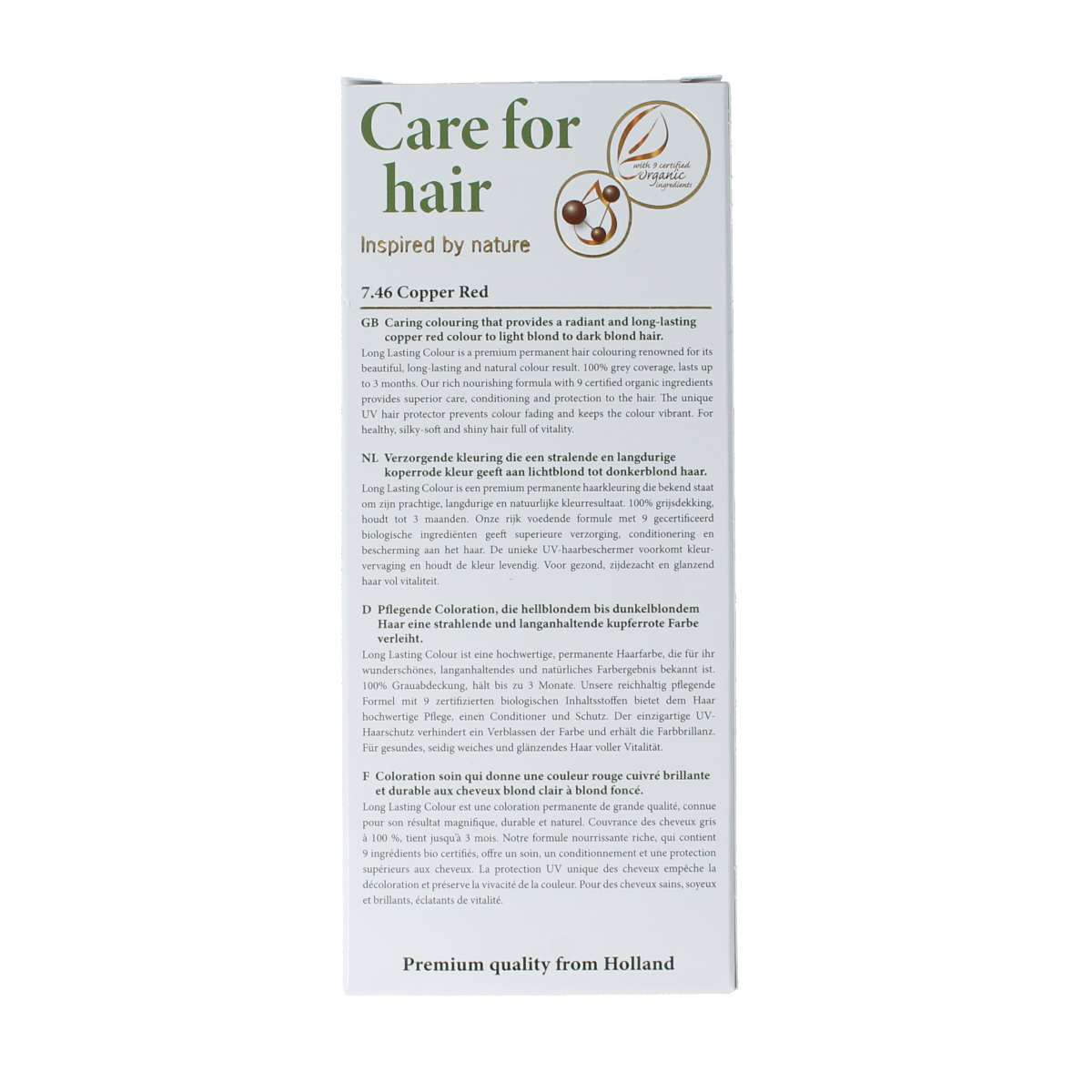 Henna Plus Long lasting colour 7.46 copper red 100.00 Milliliter