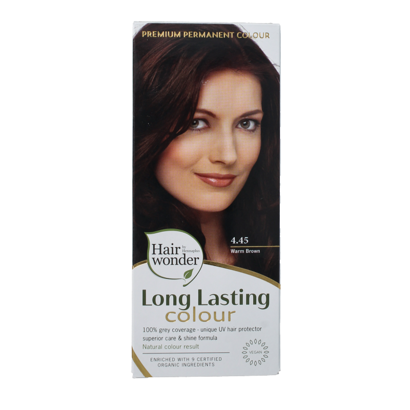 Henna Plus Long lasting colour 4.45 warm brown 100 Milliliter