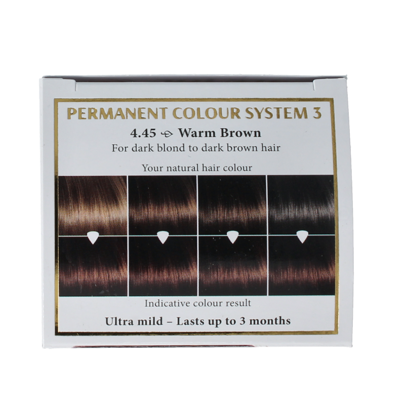 Henna Plus Long lasting colour 4.45 warm brown 100 Milliliter