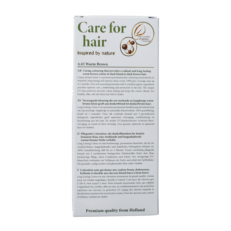 Henna Plus Long lasting colour 4.45 warm brown 100 Milliliter