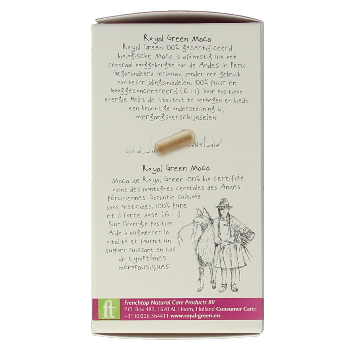 Royal Green Maca bio 60.00 Vegetarische capsules
