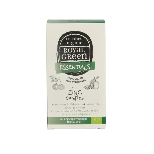 Royal Green Zinc complex bio 60.00 Vegetarische capsules