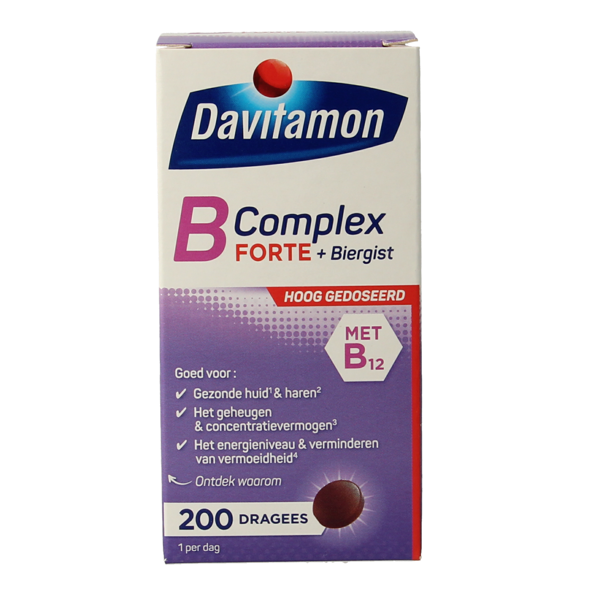 Davitamon Vitamine B complex forte 200.00 Dragees