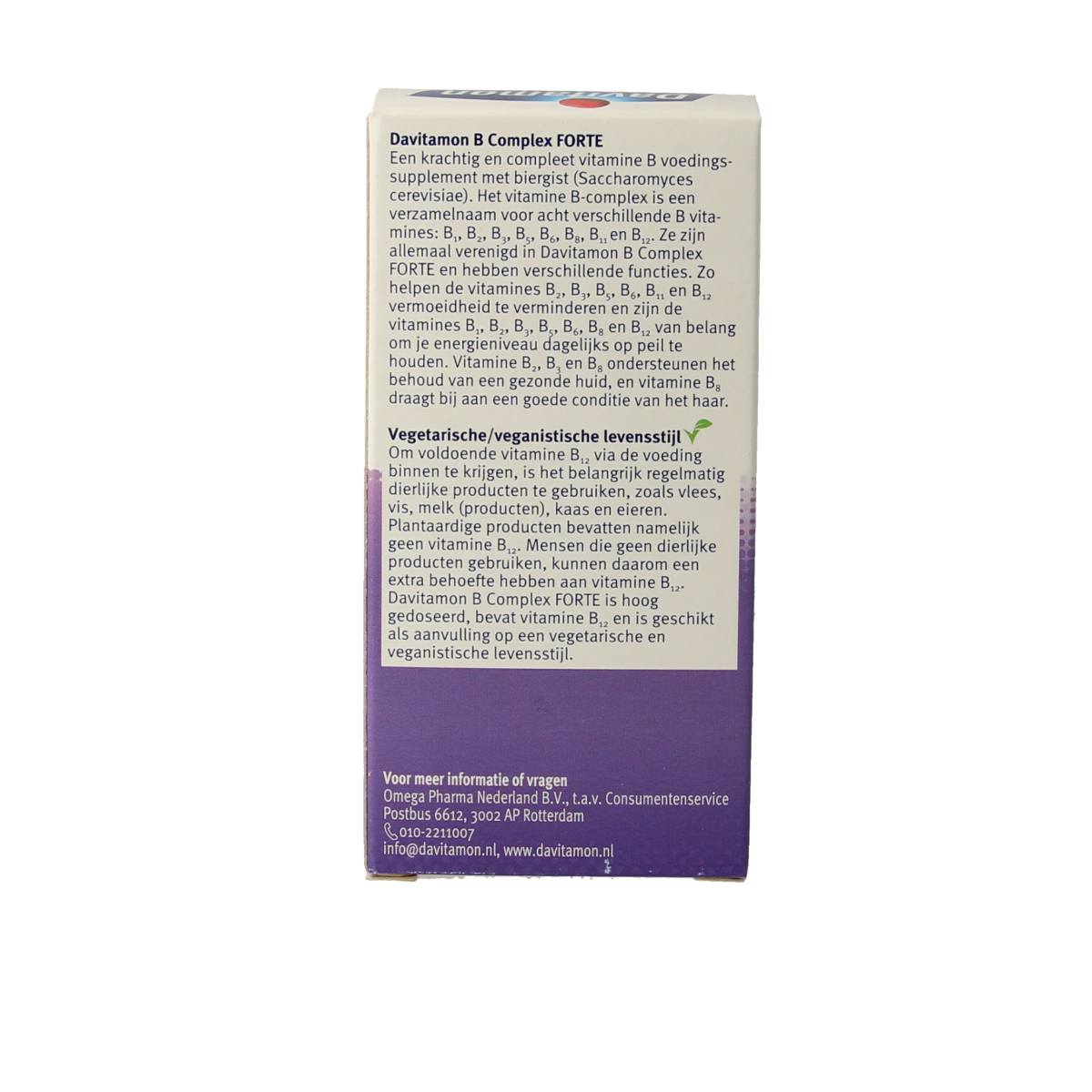 Davitamon Vitamine B complex forte 200.00 Dragees